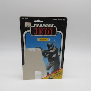 1979 BOBA FETT 65 Back Cardback w/ Emperor Offer - Star Wars  (Kenner) Vintage Action Figure Reseal