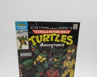 1988 Teenage Mutant Ninja Turtles Adventures #1 Archie - Three