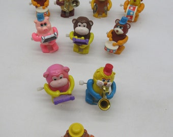 1980 TOMY Wind-Up BAND Lot von TOMY - Works ! Seltenes Spielzeug