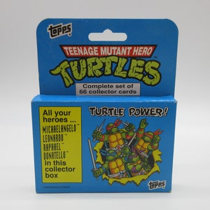 1990 TMNT Topps-ruilkaarten - 66 complete set - nieuw in doos - Teenage Mutant Ninja Turtles (TMNT) - Mirage Studios - Playmate