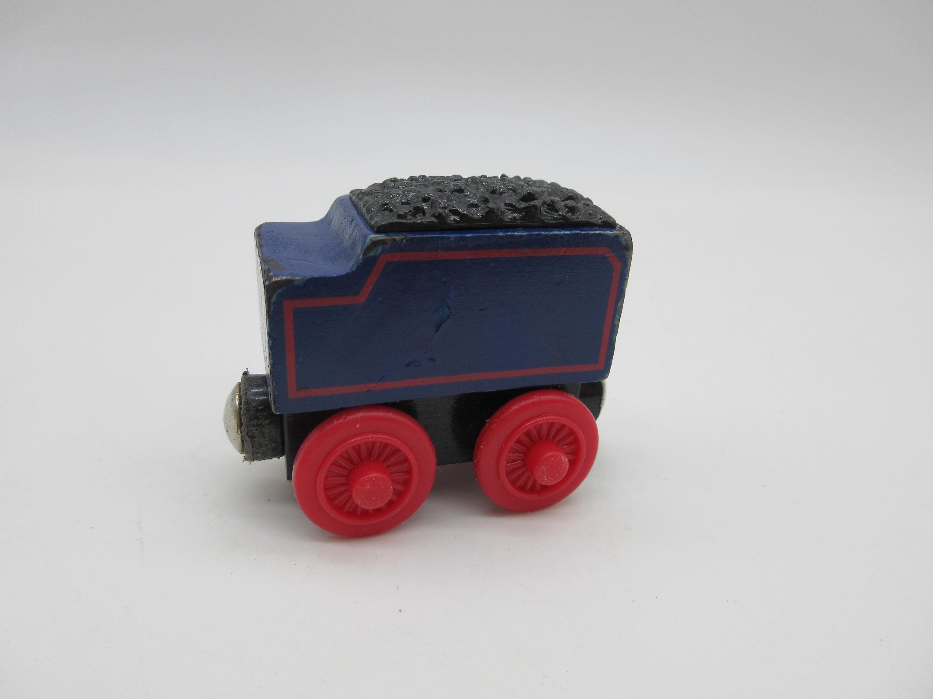 HANK's TENDER - Wooden - Thomas The Tank Engine - Wooden - Die-Cast - Square Magnet -  Learning Curve Train (ERTL) - Britt Allcroft Diecast