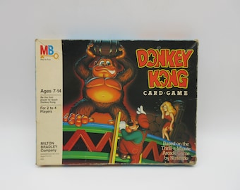 1982 DONKEY KONG Card Game  100% Complete - By Milton Bradley - Board Game - Milton Bradley Parker Brothers -