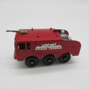 1963 Foamite Crash Tender #63 MATCHBOX Diecast Lesney Superfast Vintage