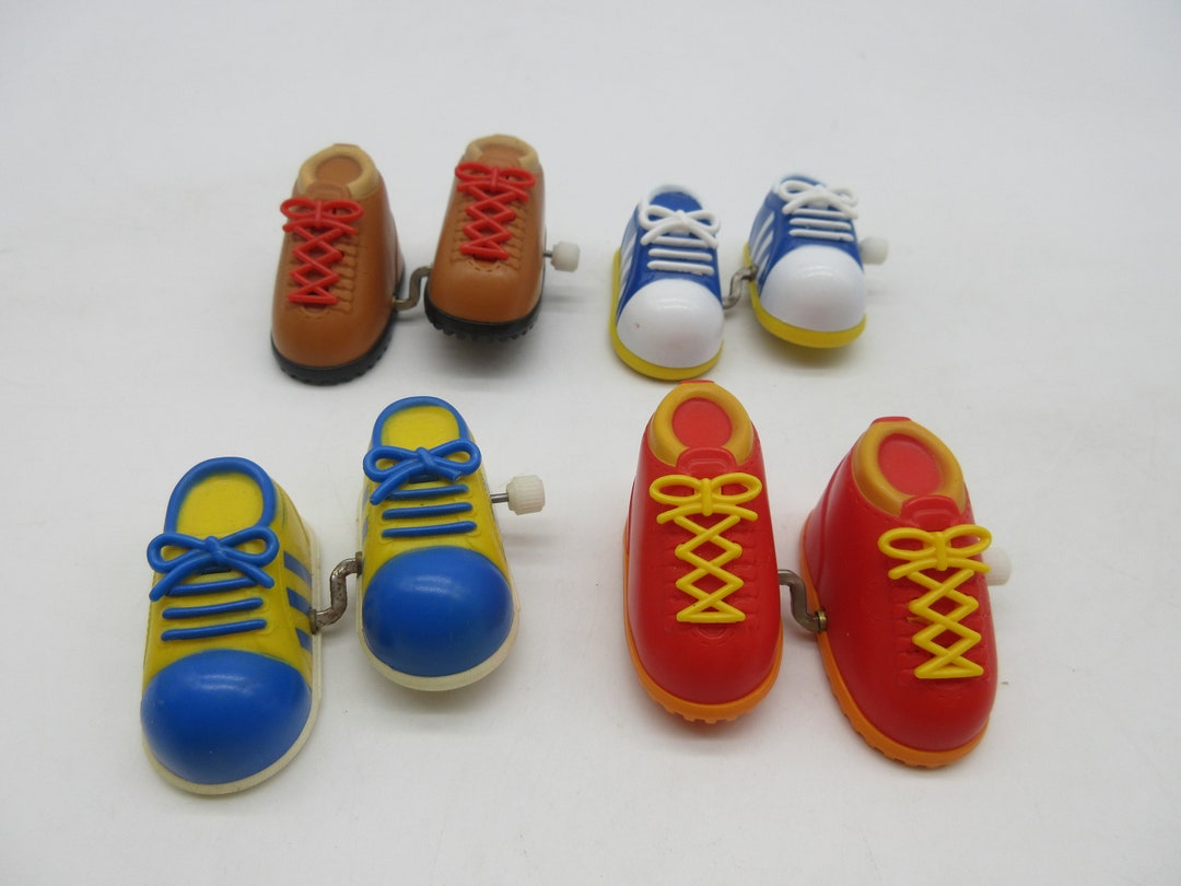 1980 TOMY Windup Shoes by TOMY 2 Lot Works Rare Toy Etsy