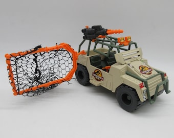 1997 JURASSIC PARK Net Trapper 100% compleet - Kenner - Lost World - Actiefiguur - Vintage speelgoeddinosaurus