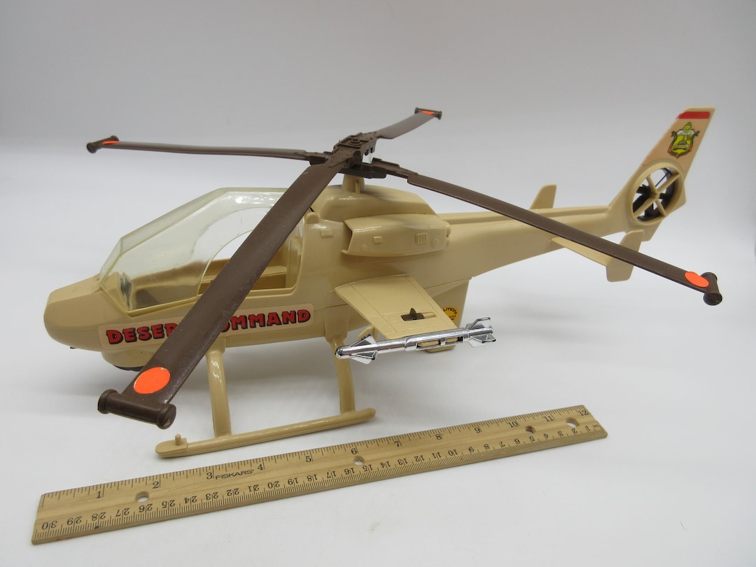 1980's Processed Plastic Inc DESERT COMMAND Helicopter