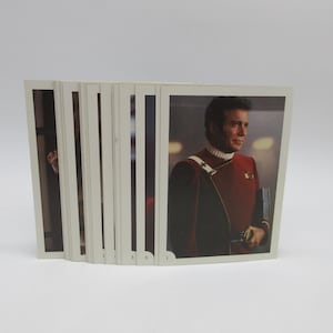 1982 Wrath of Khan STAR TREK FTCC - 5x7 Komplette Filmkarten - 30 Karten Set - Topps - Non-Sports Karte - Nonsport