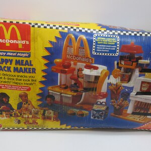 Vintage Mcdonalds Happy Meal Magic Cookie Maker Mattel 1993 Unused in Box 