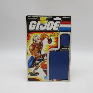 1985 Barbecue volledig dossierkaart / cardback - Gi Joe (Hasbro) actiefiguur ARAH Cobra 3 3/4" 12" complete doos