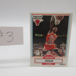 1990 MICHAEL JORDAN #26 Fleer - Lot 3 - NBA Basketball Karte