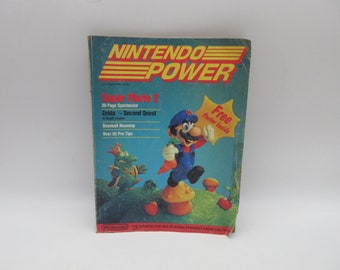 1988 #1 NINTENDO POWER Magazine w/ Poster - Issue  - (NES) Nintendo Volume Vol Mario