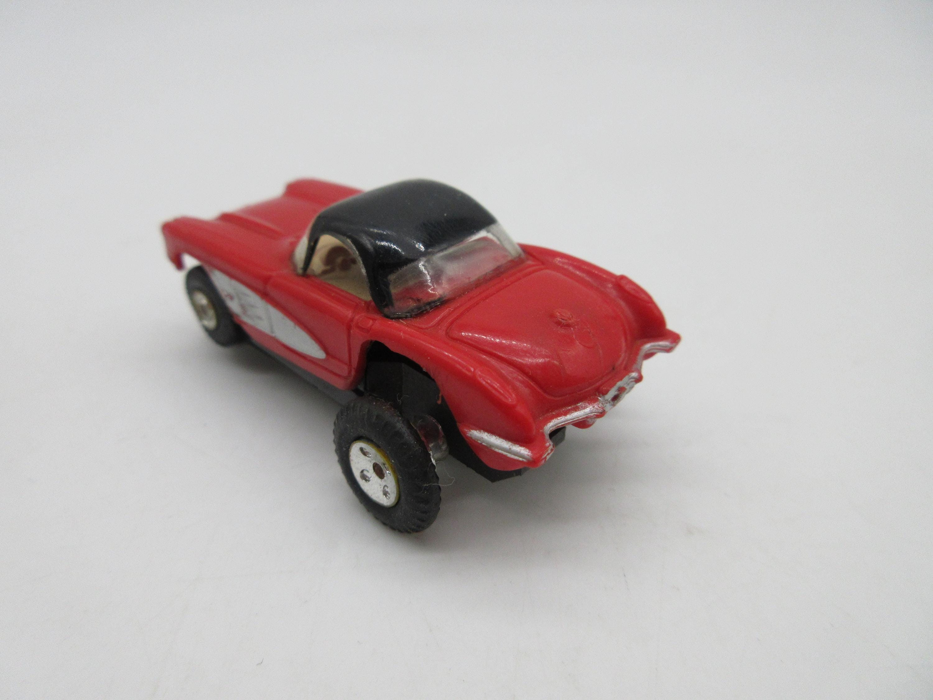 1960's Red '57 Corvette - Aurora Slot Car - Thunderjet - T-jet
