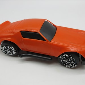 1980 TONKA Fastback Mustang - Orange  - Pressed Steel - Diecast