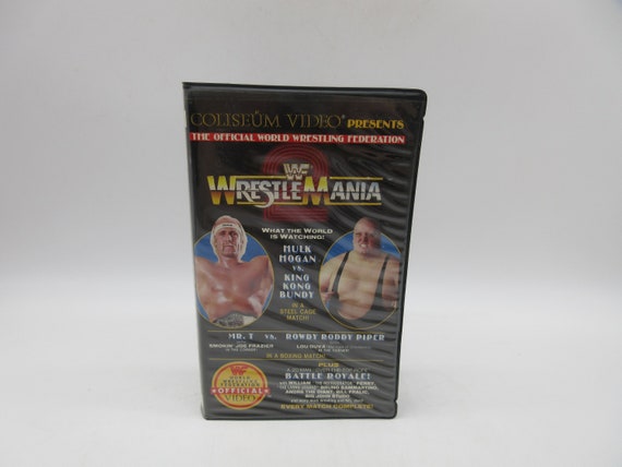 WWF レッスルマニアVHSビデオ5本セット！ 現WWE 激レア】WWF