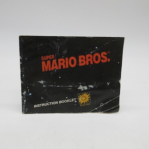 1985 Super Mario Bros Instruction Book / Manual - 5 Screw - Original -  (NES) Nintendo (Tested+Cleaned)