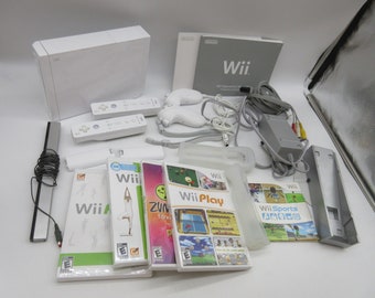Nintendo Wii System - Fitness Bundle - Complete - Works perfectly - (Tested+Cleaned)