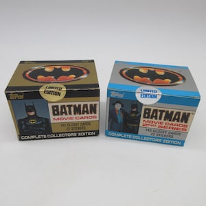 1989 BATMAN Movie Cards Series 1 & 2 - Beide sind versiegelt - Brandneu - Topps - Non-Sports Card - Nonsport