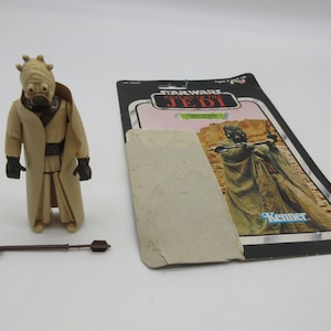 1977 TUSKEN RAIDER 100% Complete w/ Cardback - Star Wars  (Kenner) Vintage Action Figure Reseal