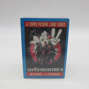 1989 GHOSTBUSTERS 2 - Topps Complete Set of 88 Cards = 11 Stickers - Non-Sports Card -