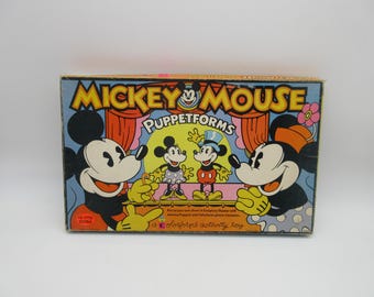 【限定値下】Pelham Puppets ミッキーマウス 英国製 正規ディズニー Mid Century 1960's English Pelham Walt Disney Productions Mickey