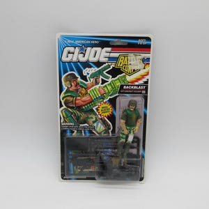 1992 BACKBLAST Battle Corps MOC - Nieuwstaat - Nieuw 100% compleet - Gi Joe (Hasbro) actiefiguur ARAH Cobra 3 3/4" 12"