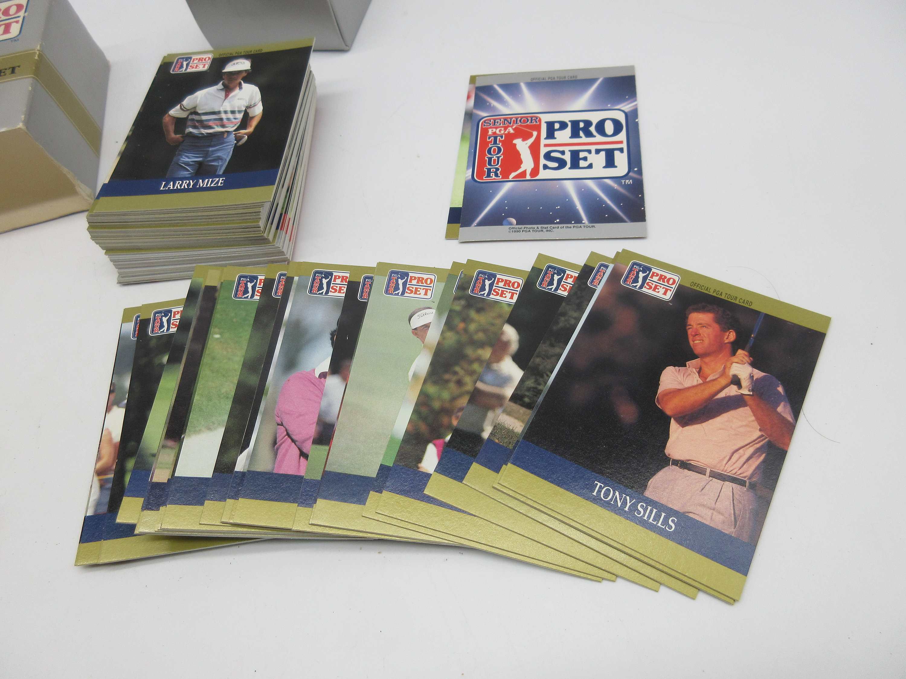1990 Golf PGA Tour Pro Set Inaugural Set - Complete 100 Cards