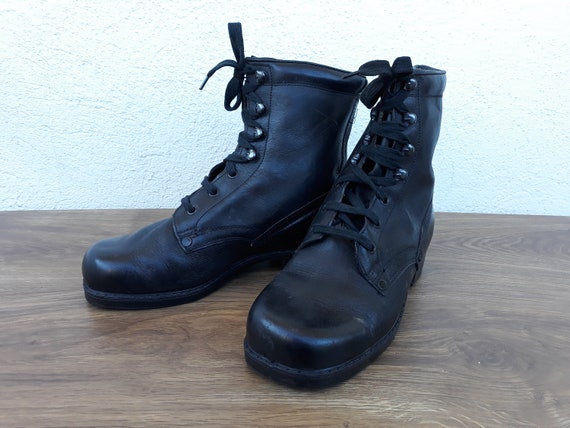 platform army boots