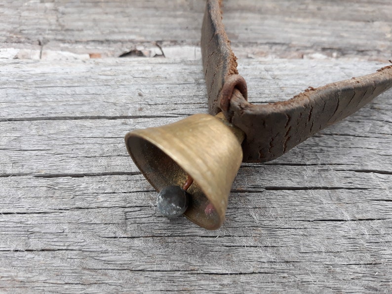 Vintage cowbell Brass cowbell Old cowbell Animals bell Round Etsy