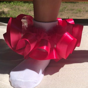 Ruffle socks for birthday outfit girl socks