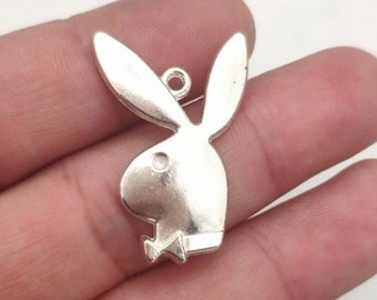 Playboy Bunny Charm - Etsy