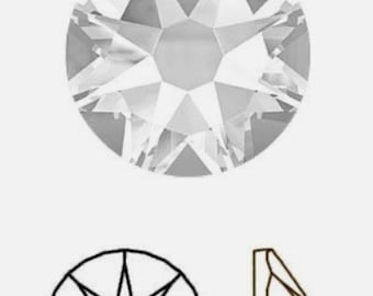 【未開封】Swarovski XIRIUS Rose SS 12 & SS 30 30pcs Swarovski® Ss12 (3mm) AB Crystal Tooth Gem Lead Free