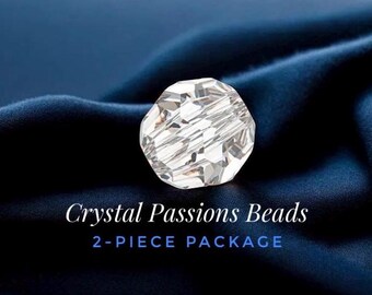 Factory Pack Swarovski Crystal Clear AB 8mm Faceted Round 5000