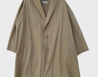 Cortavientos vintage de Issey Miyake / Gabardina de diseño vanguardista japonés