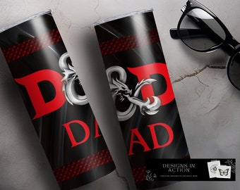 Dungeons and Dragons D&D DAD Imagem digital de sublimação de 20 onças