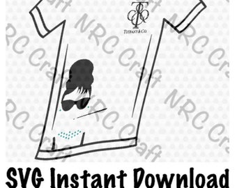 Breakfast At Tiffany's SVG Download File for cutting machine