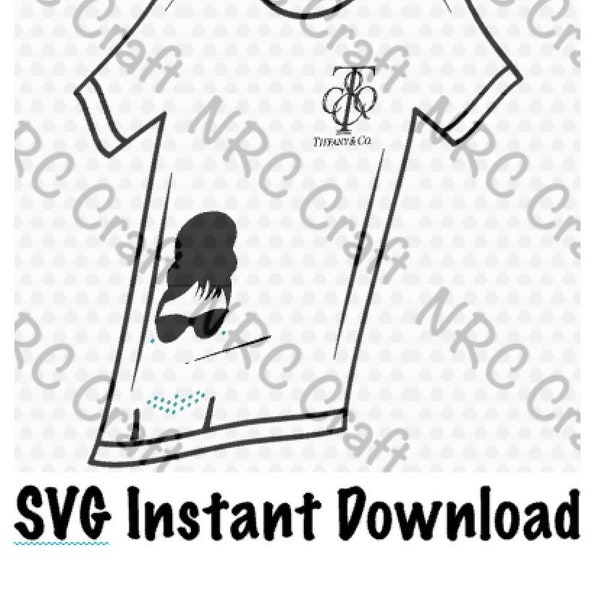 Breakfast At Tiffany's SVG Download File for cutting machine