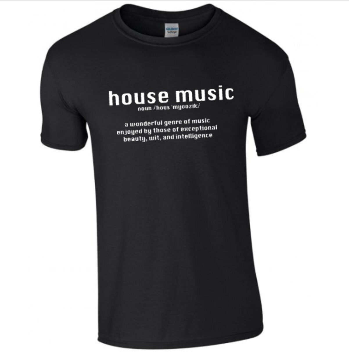T-shirt 'Jesus Loves Deep House' - Pour Fans De Musique électronique, DJ, Club, Marque Gildan