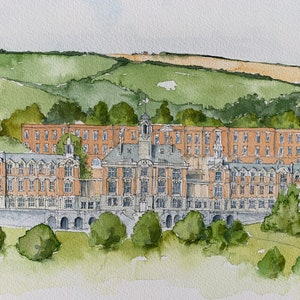 House Portrait, Personalised House Illustration, Custom Watercolour Painting of Your Home
