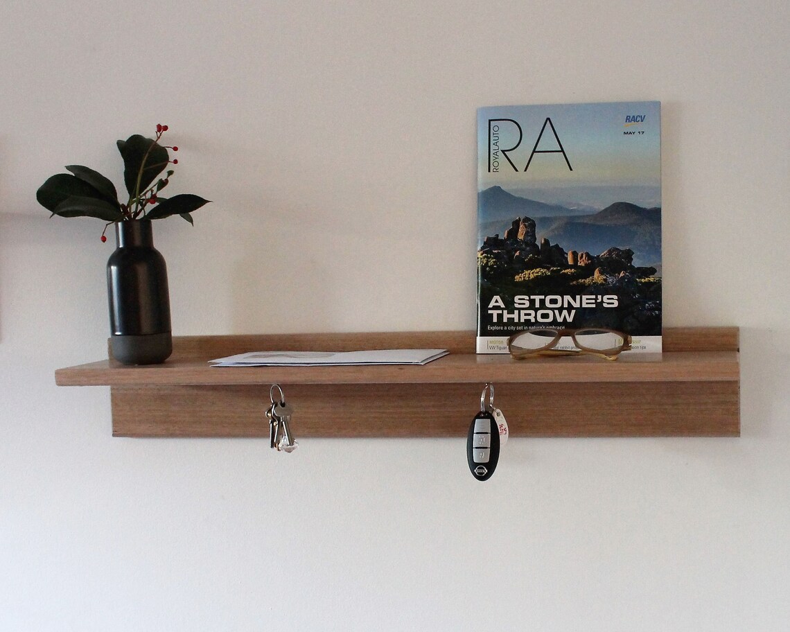 Key Holder for Wall Key Hooks Floating Shelf Key Holder Etsy Australia
