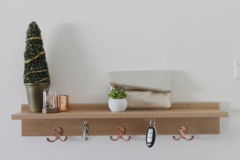 Coat Rack Wall Hook Floating Shelf Coat Hook Key Etsy Australia