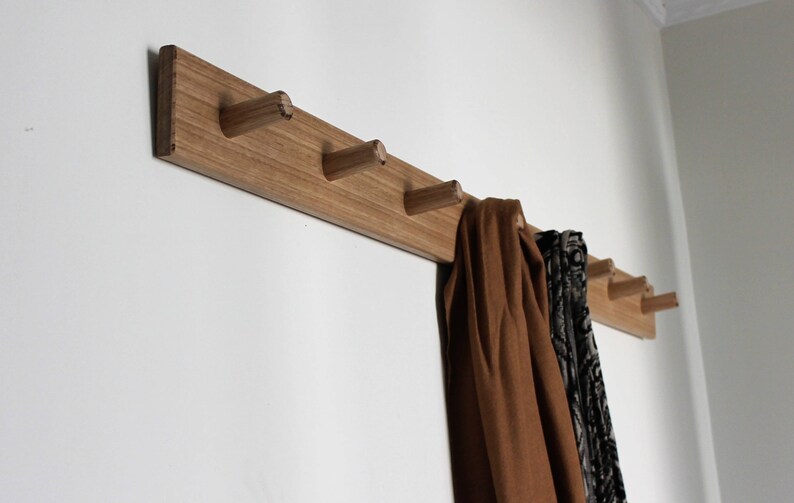 Coat Rack Wall Mount Hooks Rustic Home Decor Storage Hook Housewarming Gift Australia