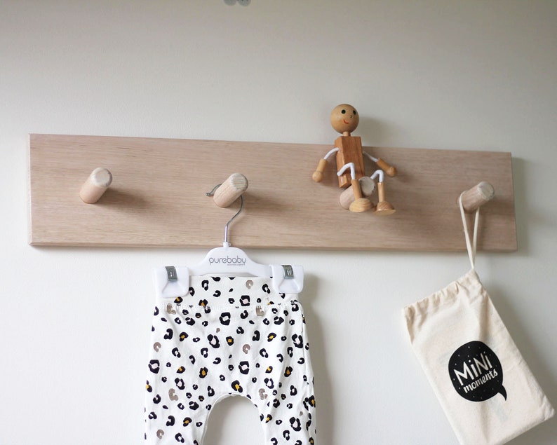 Nursery Decor Coat Rack Wall Hook Baby Coat Rack Wall Etsy
