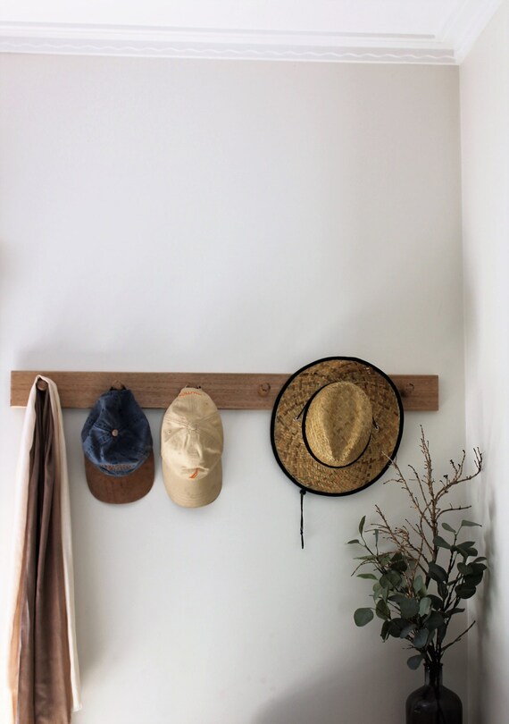 Perchero de pared de perchero Ganchos de abrigo - Etsy España