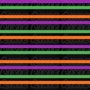 Stripes purple orange green coordinate Halloween seamless design. Halloween coordinate bat seamless file. Halloween boy girl seamless orange