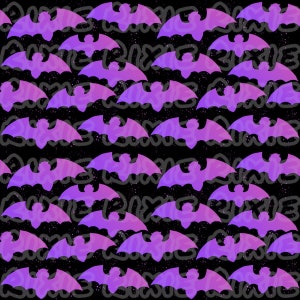 Fledermaus lila funkeln Halloween nahtlose Design. Fledermaus nahtlose Dateien. Niedliche gruselige Halloween Fledermaus nahtlose Dateien. Lila ombre Fledermaus nahtlose Dateien