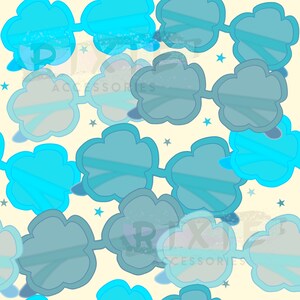 Seamless files. Sunnies seamless file. Boho sunnies seamless files. Blue sunnies sunglasses seamless files. Summer blue seamless designs.