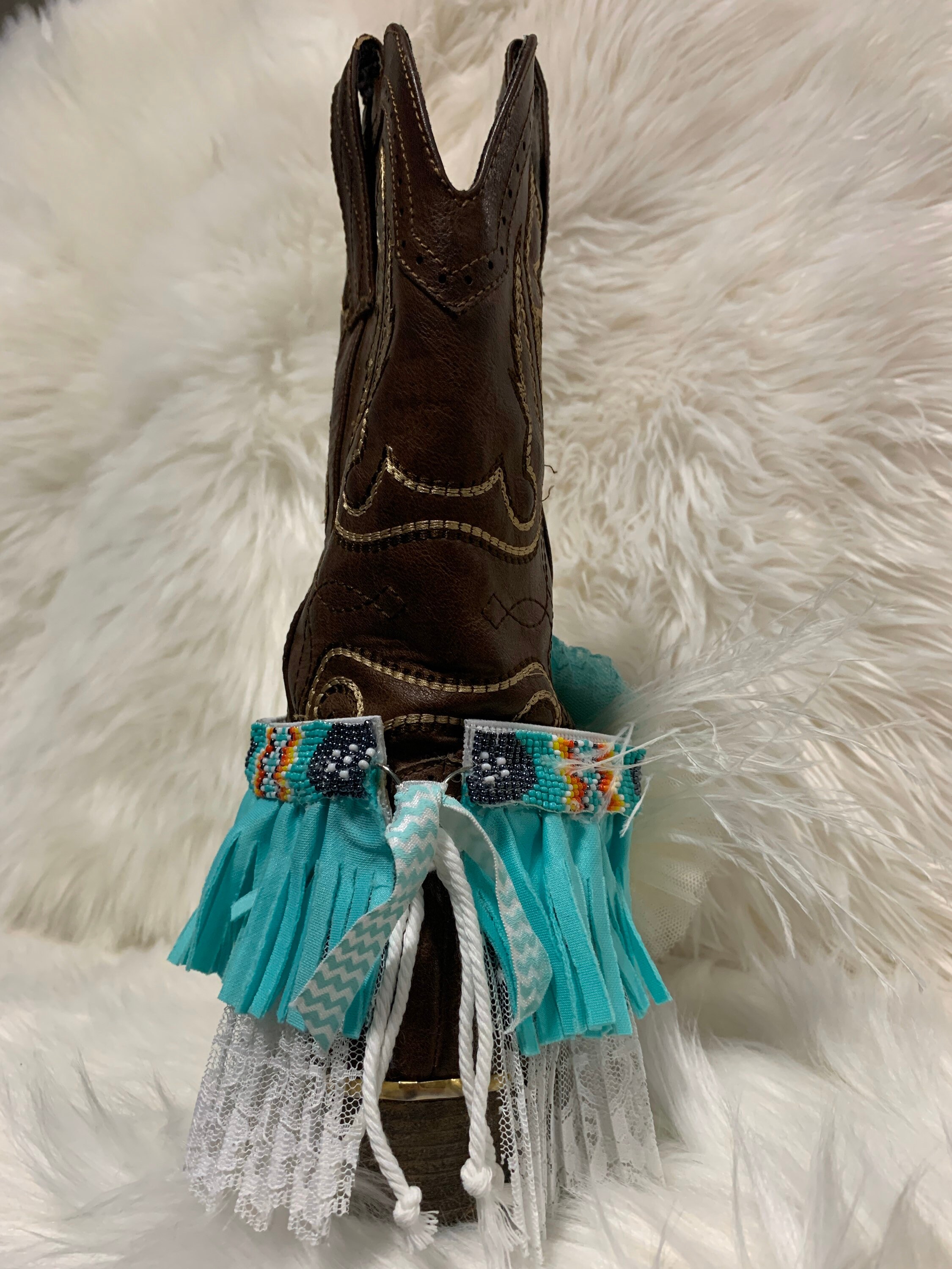 Cowgirl Boot Bandbridal Boot Bandsboot Accessoryboot Etsy