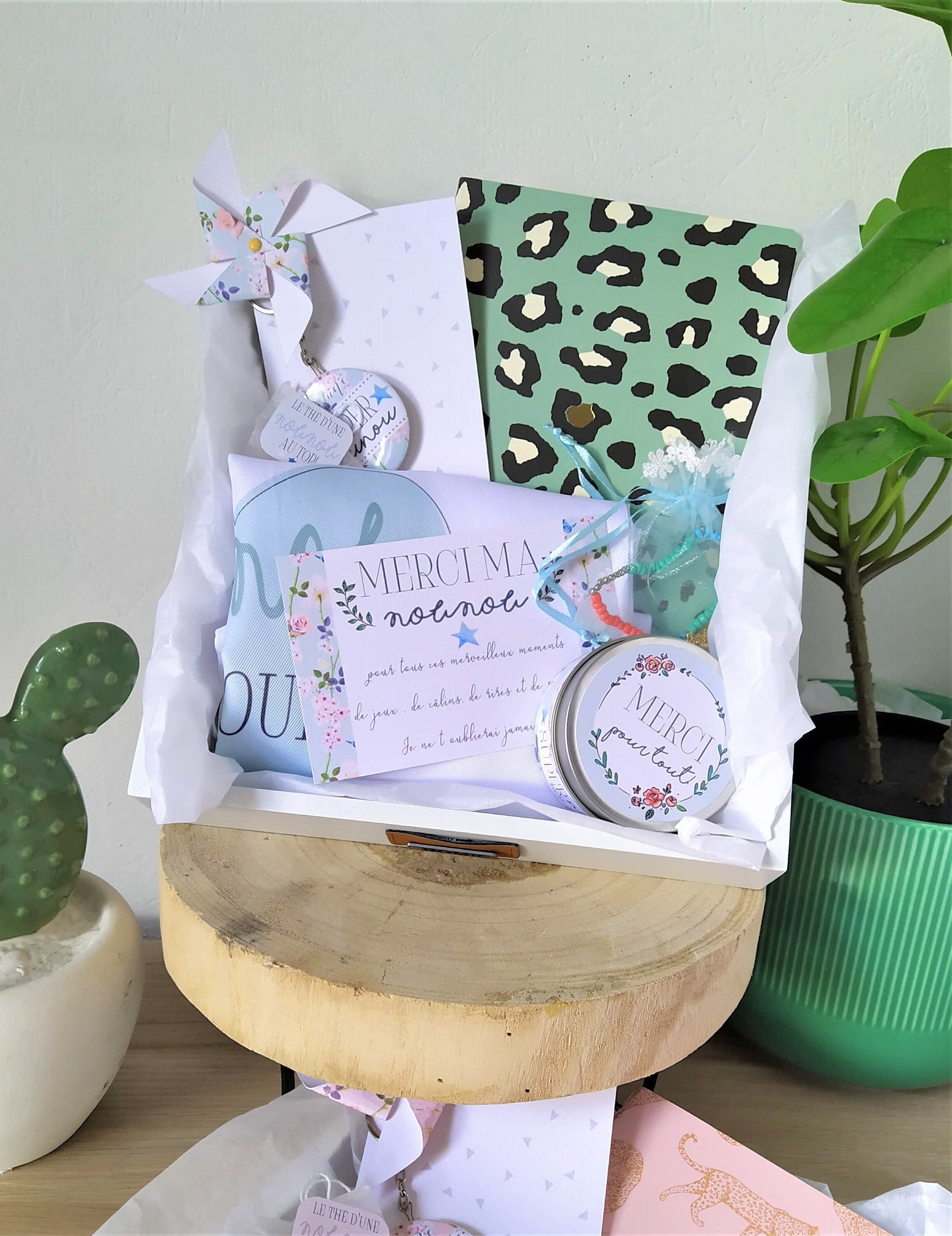 Panier Garni Nounou Idee Cadeau Fin De Contrat Kit Cadeau Etsy France