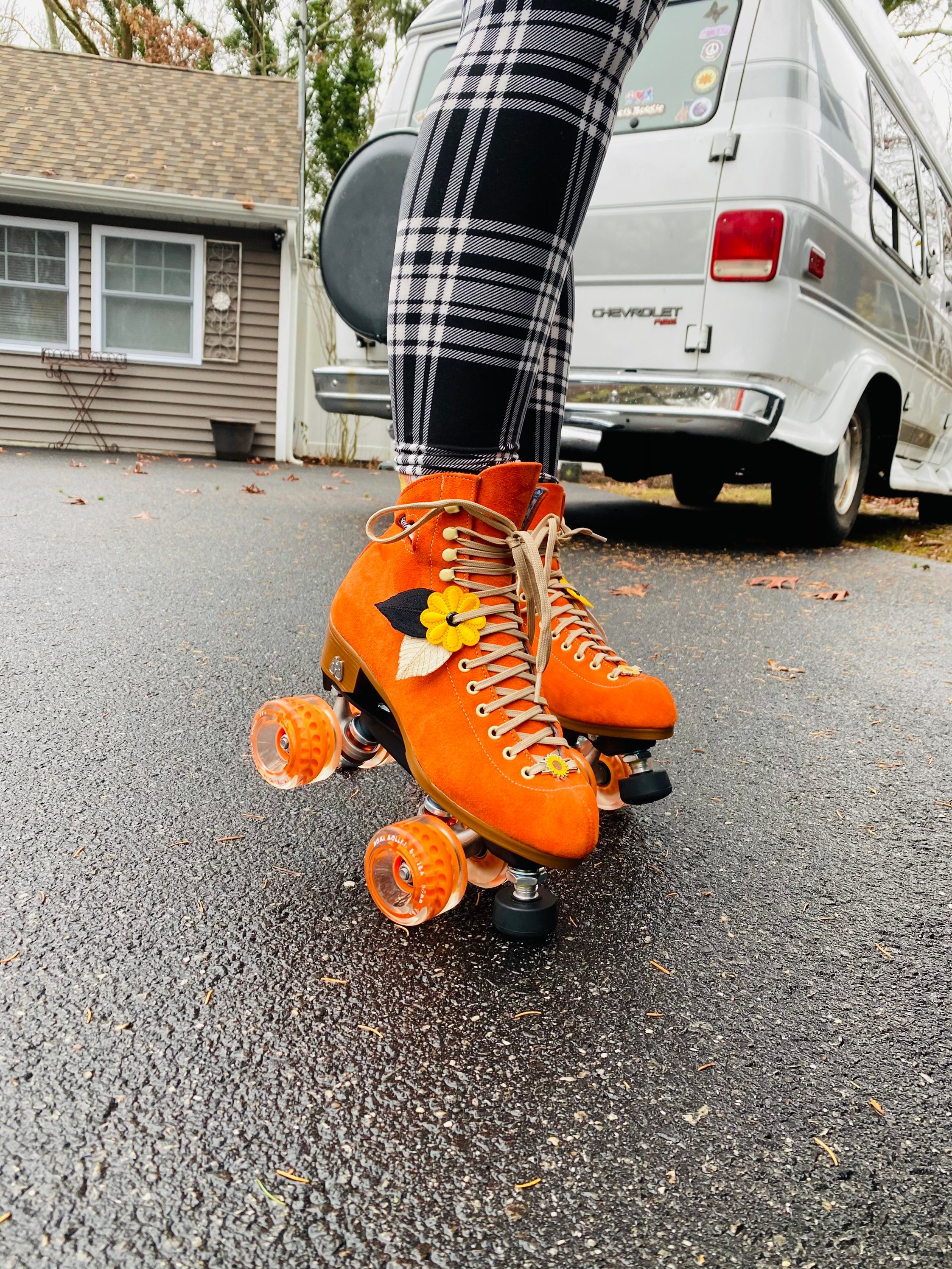Roller Skate Accessories x2 Daisy Leaf Pairs Skate Flowers Etsy