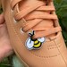 Roller Skate Accessories - Honey Bee - One Single Bee / DAISIES Eyelet Flower Shoe Lace- USA Fast Shipping 